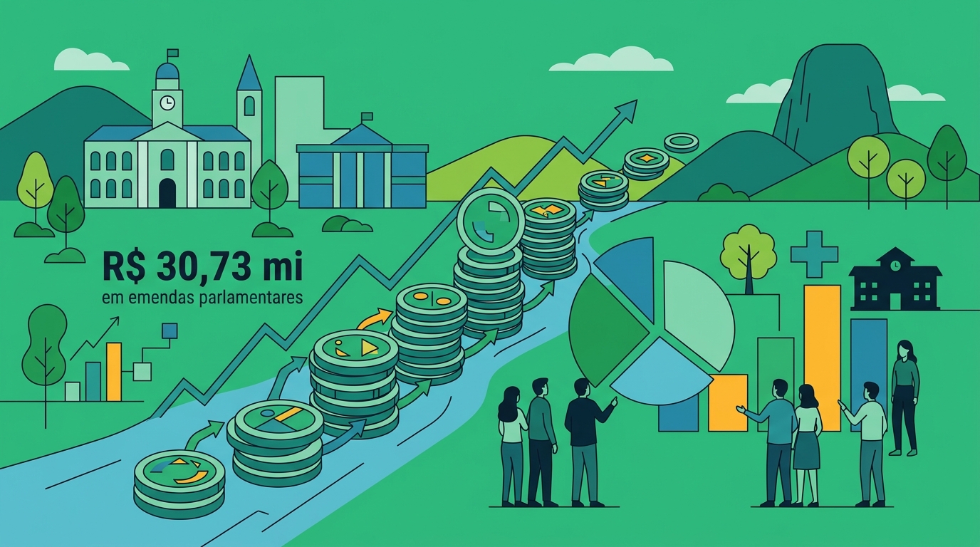 R$ 30,73 mi em emendas parlamentares para Atibaia